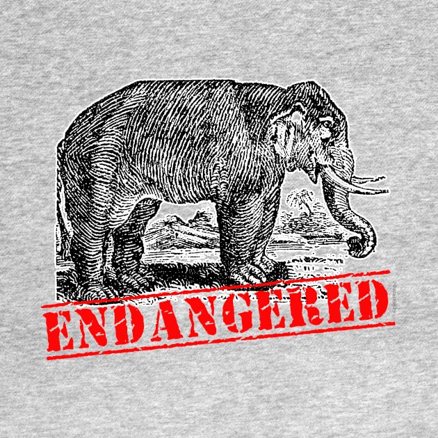 ENDANGERED ELEPHANT by Scarebaby